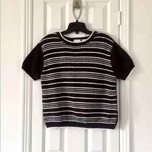 Villager/Liz Claiborne Short Sleeve Pullover l New